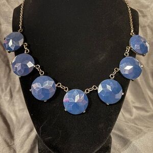 Elegant Blue Statement Necklace